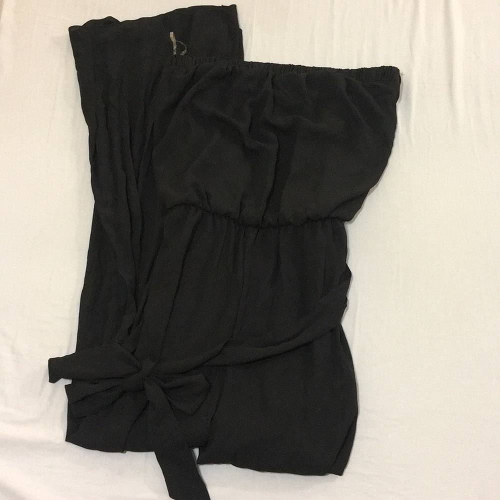 ✨🆕🌑 Strapless Jumpsuit Black